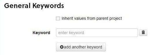 General keywords